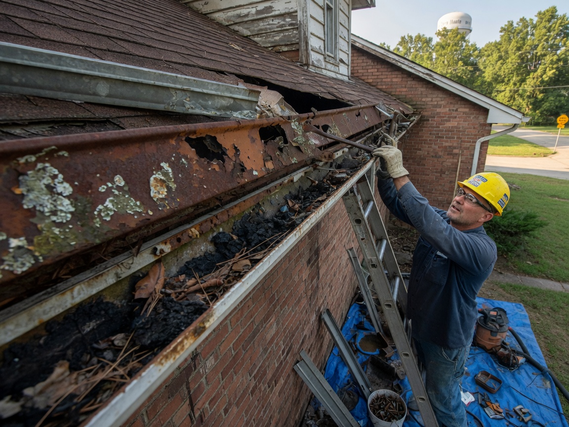 gutter installation in Brazil